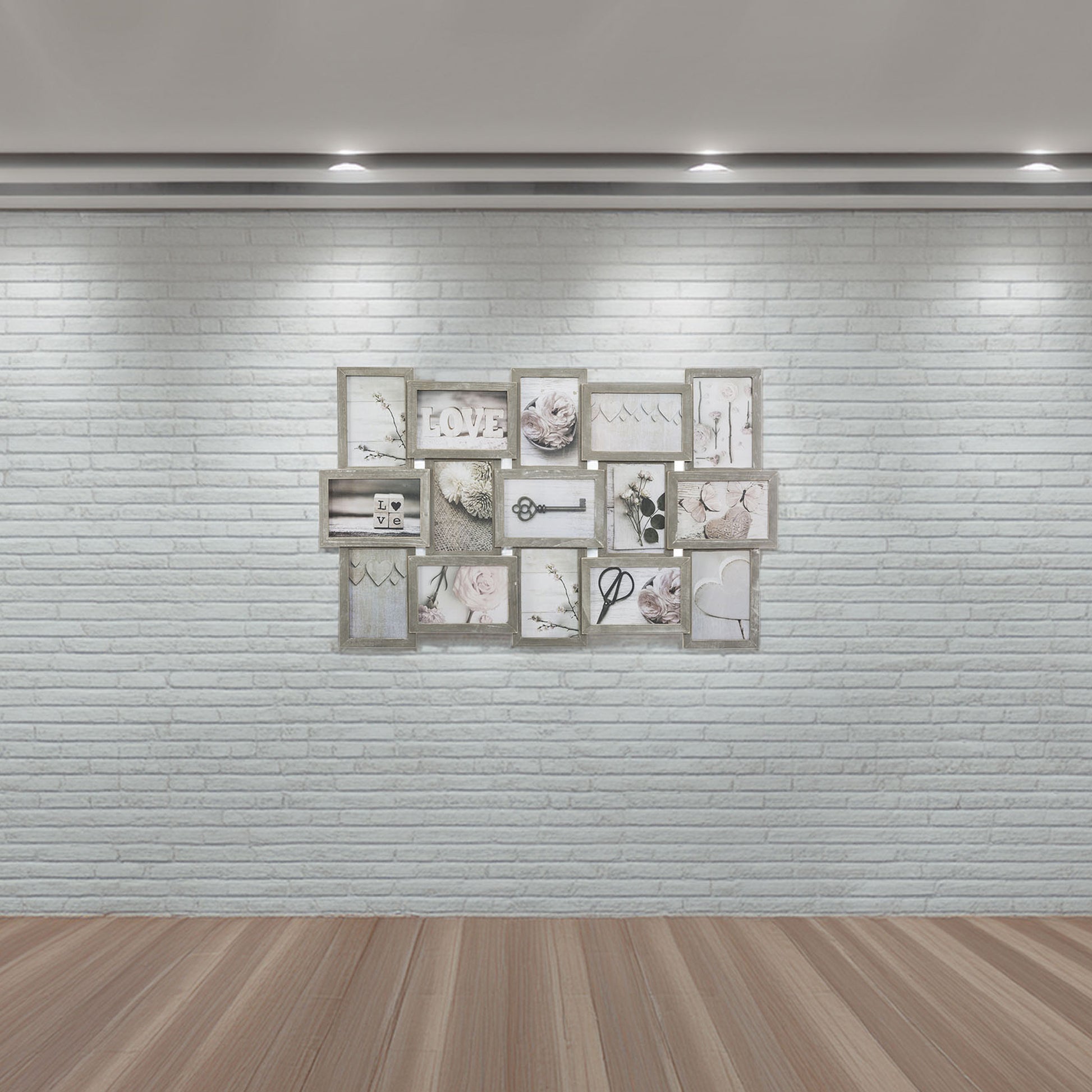 Wellhome Marco Para 15 Fotos Color Aleatorio (marrón O Blanco)