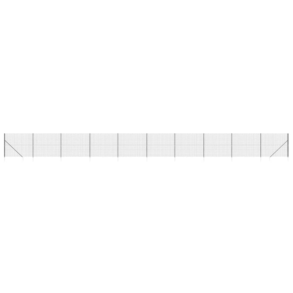 Cerca De Alambre Con Pinchos De Anclaje Gris Antracita 2x25 M / Vetonek_1