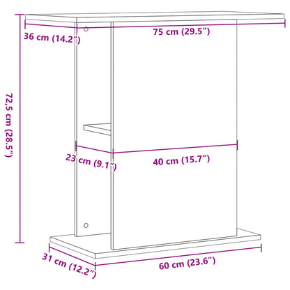 Vidaxl Soporte Para Acuario De Madera Vieja 36x75x72,5 Cm Madera De Ingeniería_2