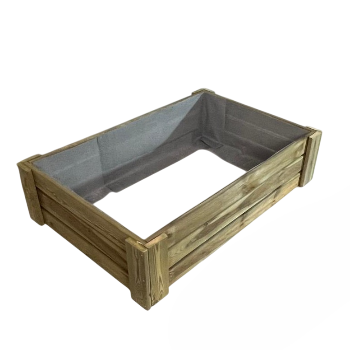 Cajón De Cultivo Solana. Altura De 30 Cm. Sin Base. Vidahuerto 120x80x30 Cm.