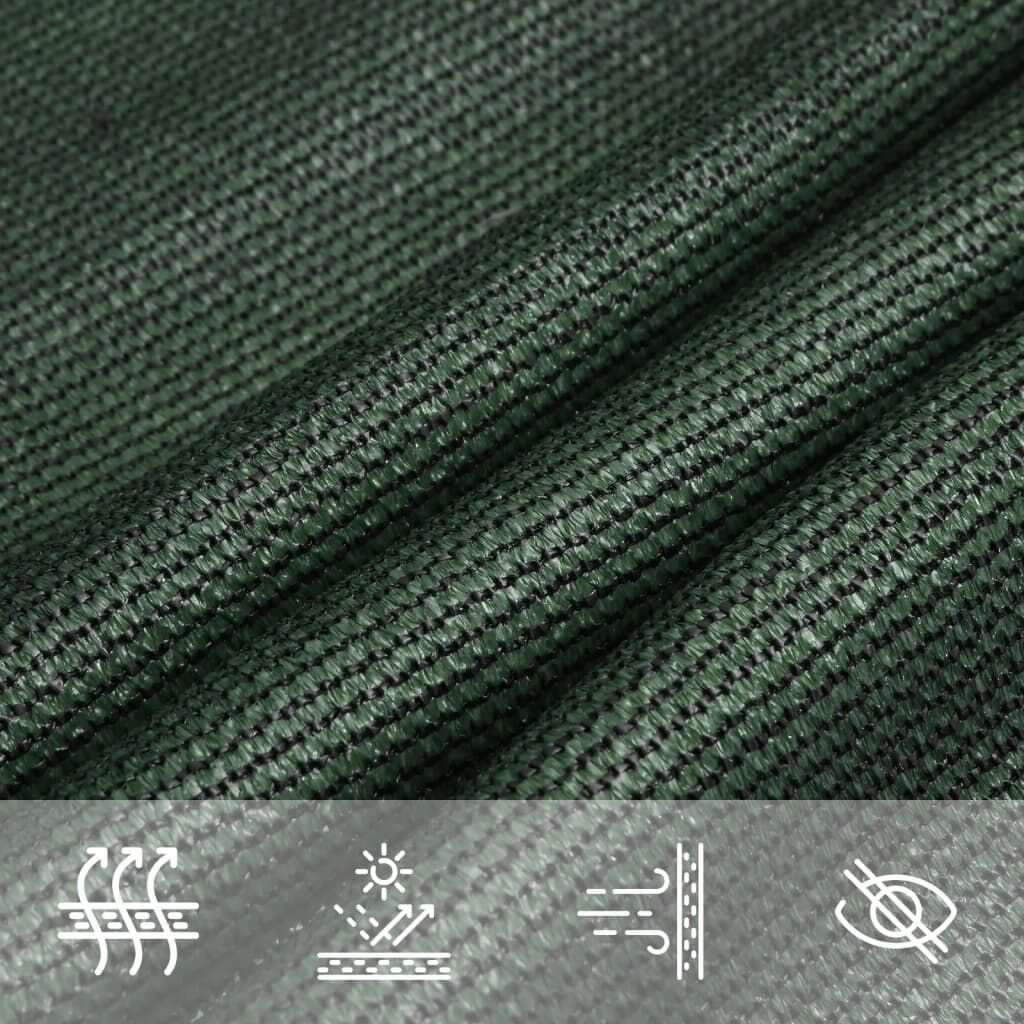 Vidaxl Toldo De Vela Hdpe Verde Oscuro 160 G/m² 4x5x5 M_4