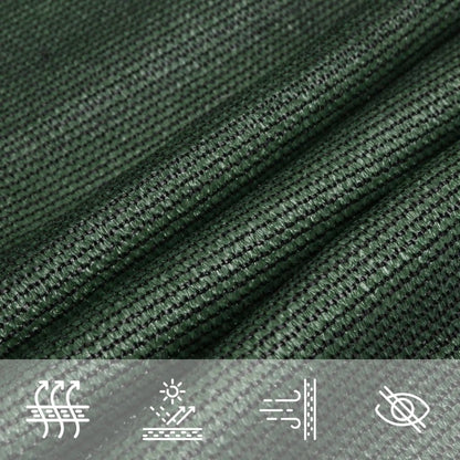 Vidaxl Toldo De Vela Hdpe Verde Oscuro 160 G/m² 4x5x5 M_4