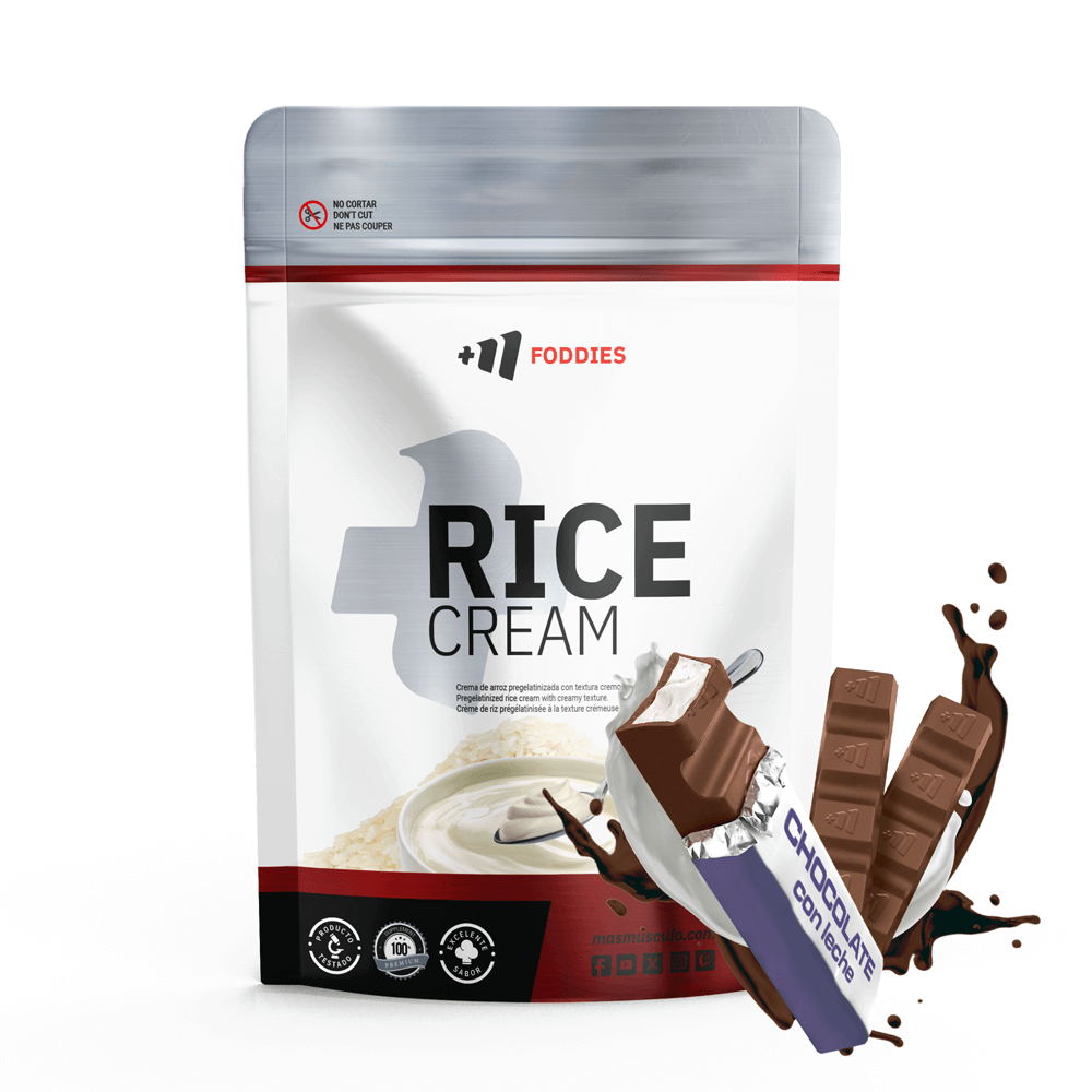 Rice Cream (crema De Arroz Pregelatinizada) - 1kg - Chocolate Con Leche - Fuente De Carbohidratos De Buen - Masmusculo S_0