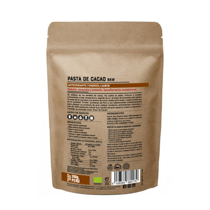 Cacao Pasta Bio Raw De Peru 1kg - Orgánica Superfoods_1