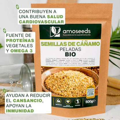 Semillas De Cáñamo Peladas Bio 500g_3