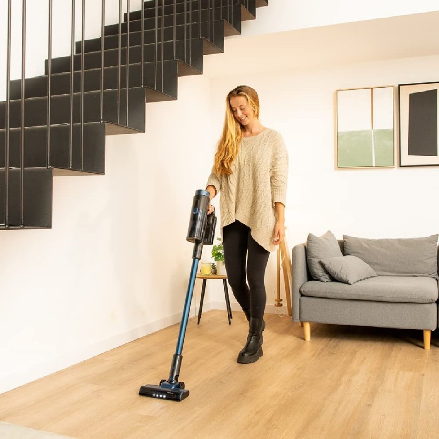 Cecotec Aspirador Escoba Sin Cable Conga Rockstar Deepclean Essential. 3 En 1 Potencia 215 W 12 Kpa 45 Minutos De Autono_1