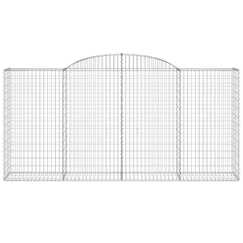 Cestas Gaviones 17 Uds Forma De Arco Hierro 300x50x140/160 Cm_3