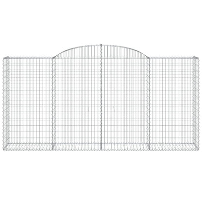 Cestas Gaviones 5 Uds Forma De Arco Hierro 300x50x140/160 Cm_3