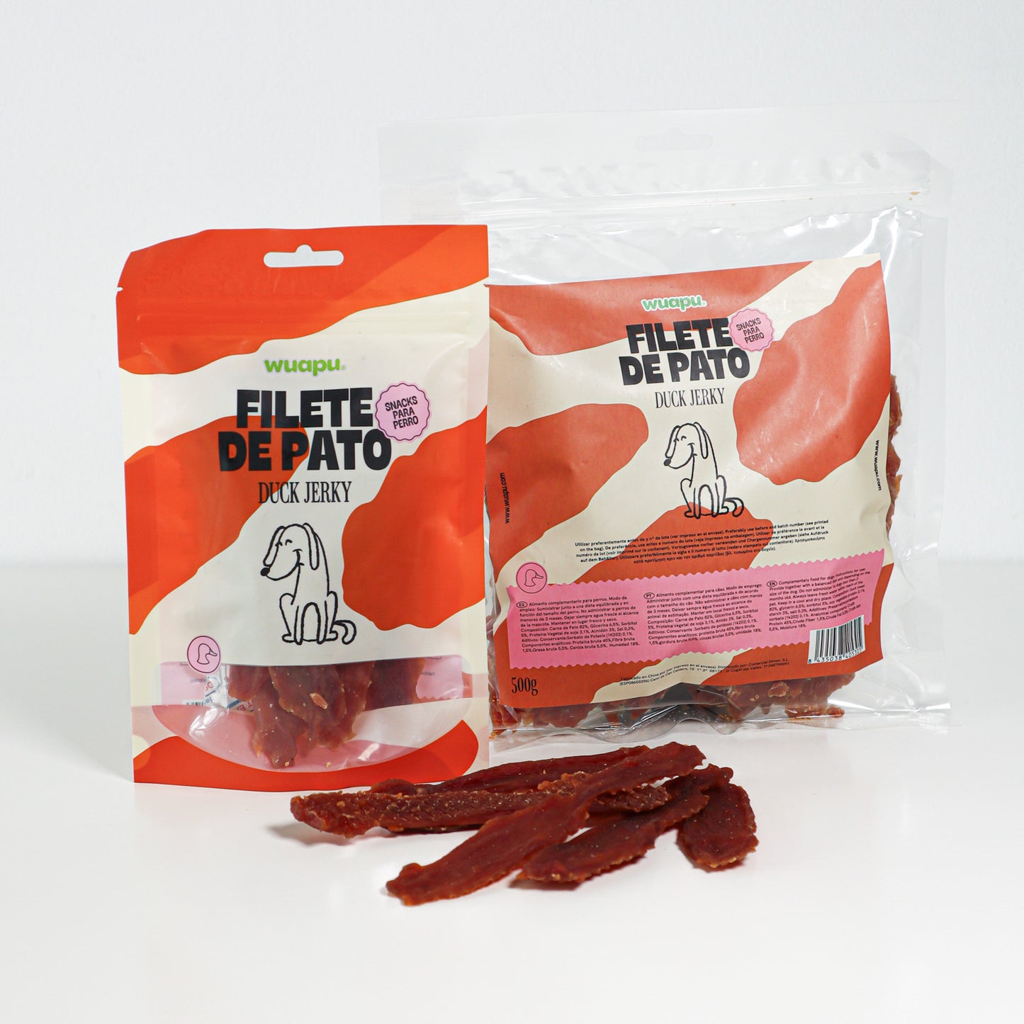 Snack Natural Para Perro Filete De Pato Desecadas Wuapu 500gr_0