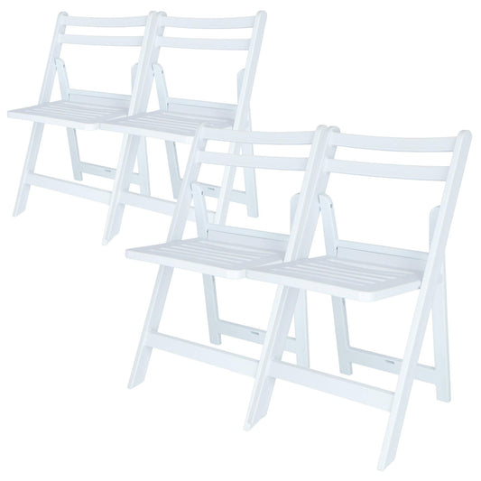 Well Home Juego De 4 Sillas Elo En Color Blanco