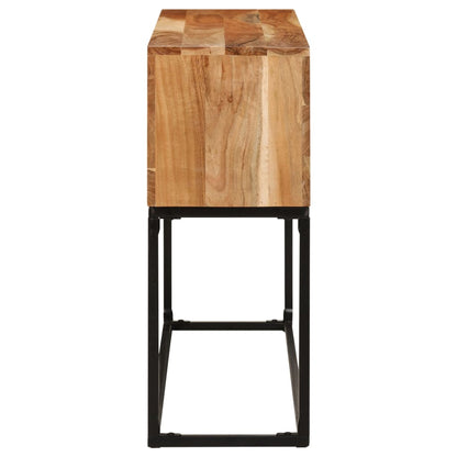 Mesa Consola De Madera Maciza De Acacia 120x30x75 Cm_1