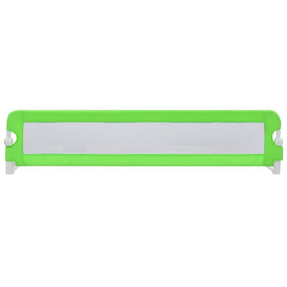 Vidaxl Barandilla De Seguridad Cama De Niño Poliéster Verde 180x42 Cm_2