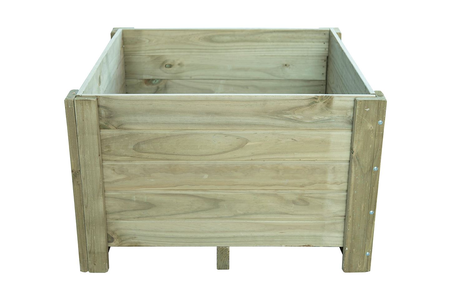 Macetero Cuadrado De Madera 80x80x63 Cm Elche Autoclave - Madelea..