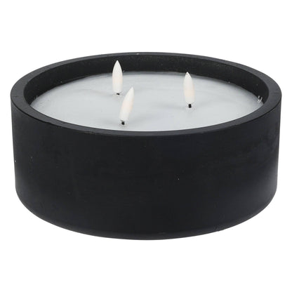 Well Home - Pack 3 Velas Led Redondada Negro