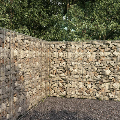 Muro De Gaviones Con Cubierta Acero Galvanizado 300x50x200 Cm / Vetonek_4