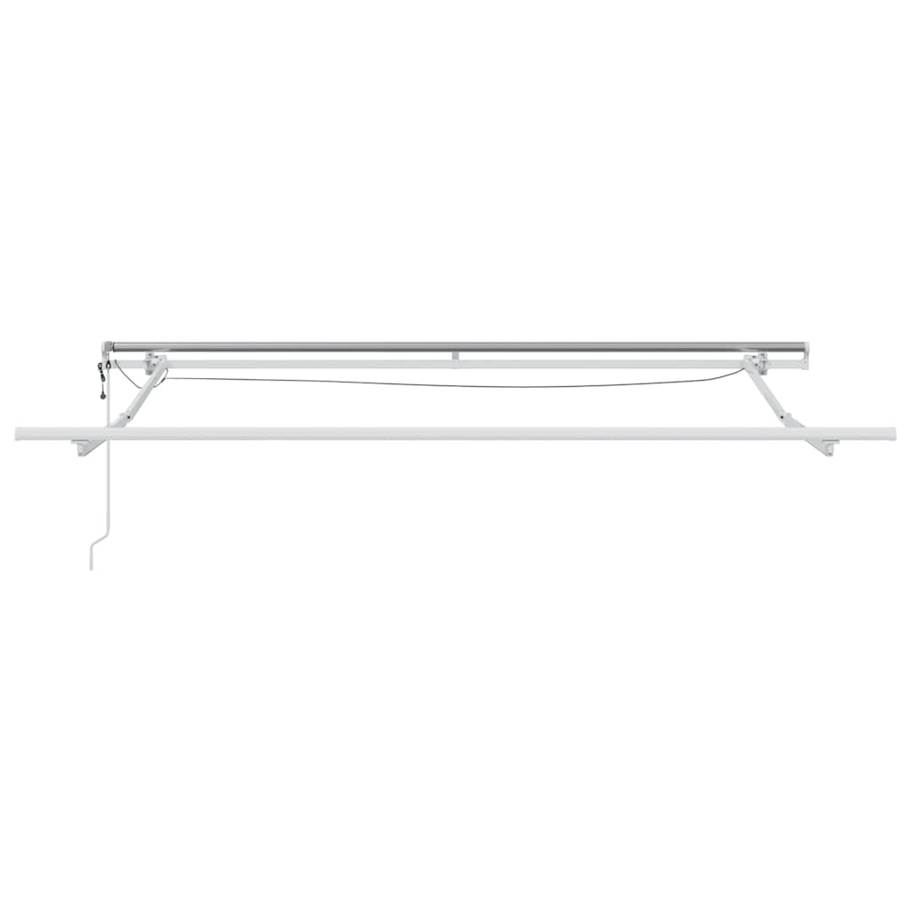 Toldo Retráctil Automático Con Luces Led Marrón 300x250 Cm_5