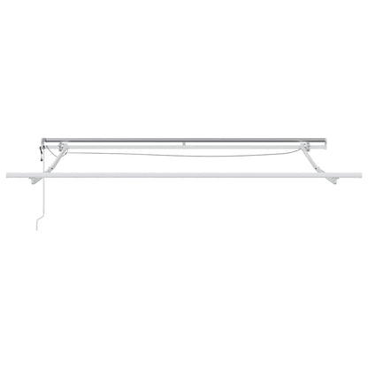 Toldo Retráctil Automático Con Luces Led Marrón 300x250 Cm_5