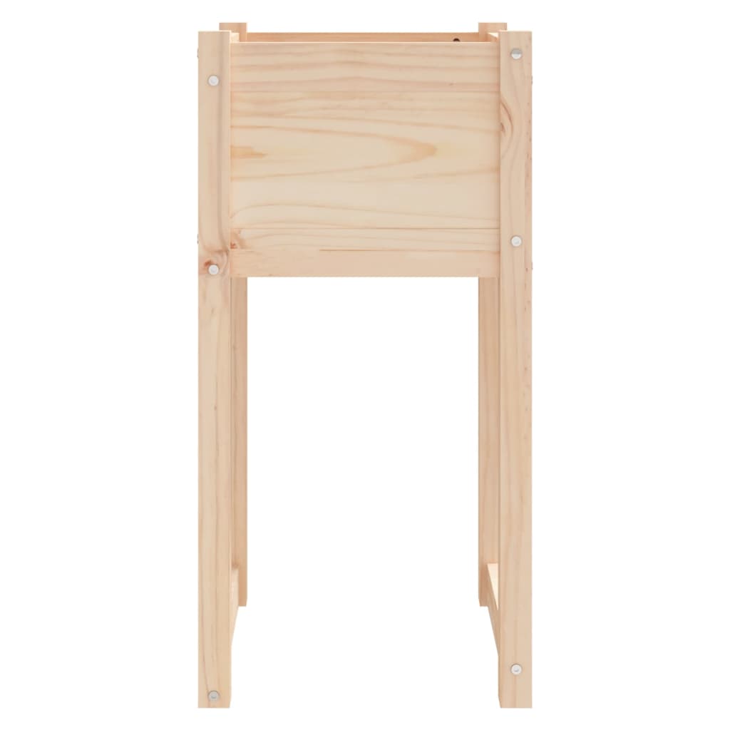 Jardinera De Madera Maciza De Pino 40x40x81 Cm_3