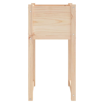 Jardinera De Madera Maciza De Pino 40x40x81 Cm_3