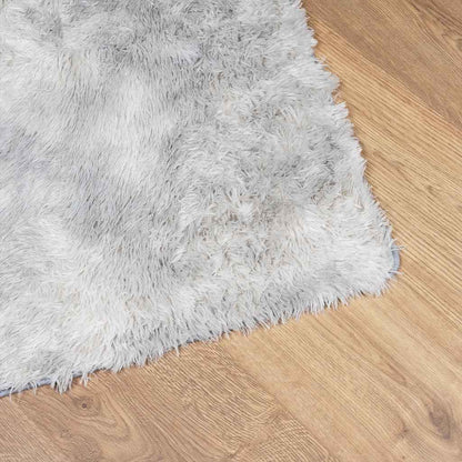 Vidaxl Alfombra De Pelo Largo Navarra Gris Plata 80x150 Cm Poliéster_3