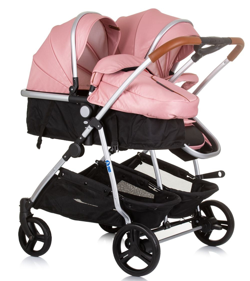 Carrito De Bebé Gemelar Dúo Smart Flamingo_1