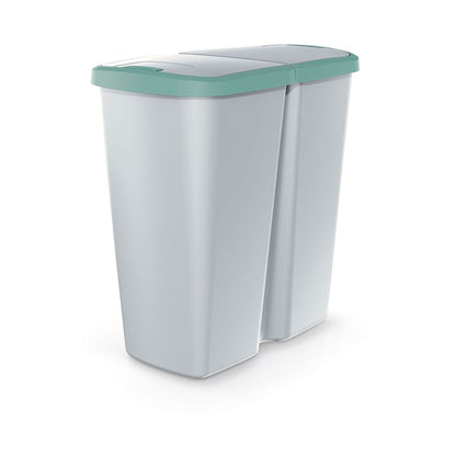 Papelera Con 2 Tapas Independientes De 45l Keden