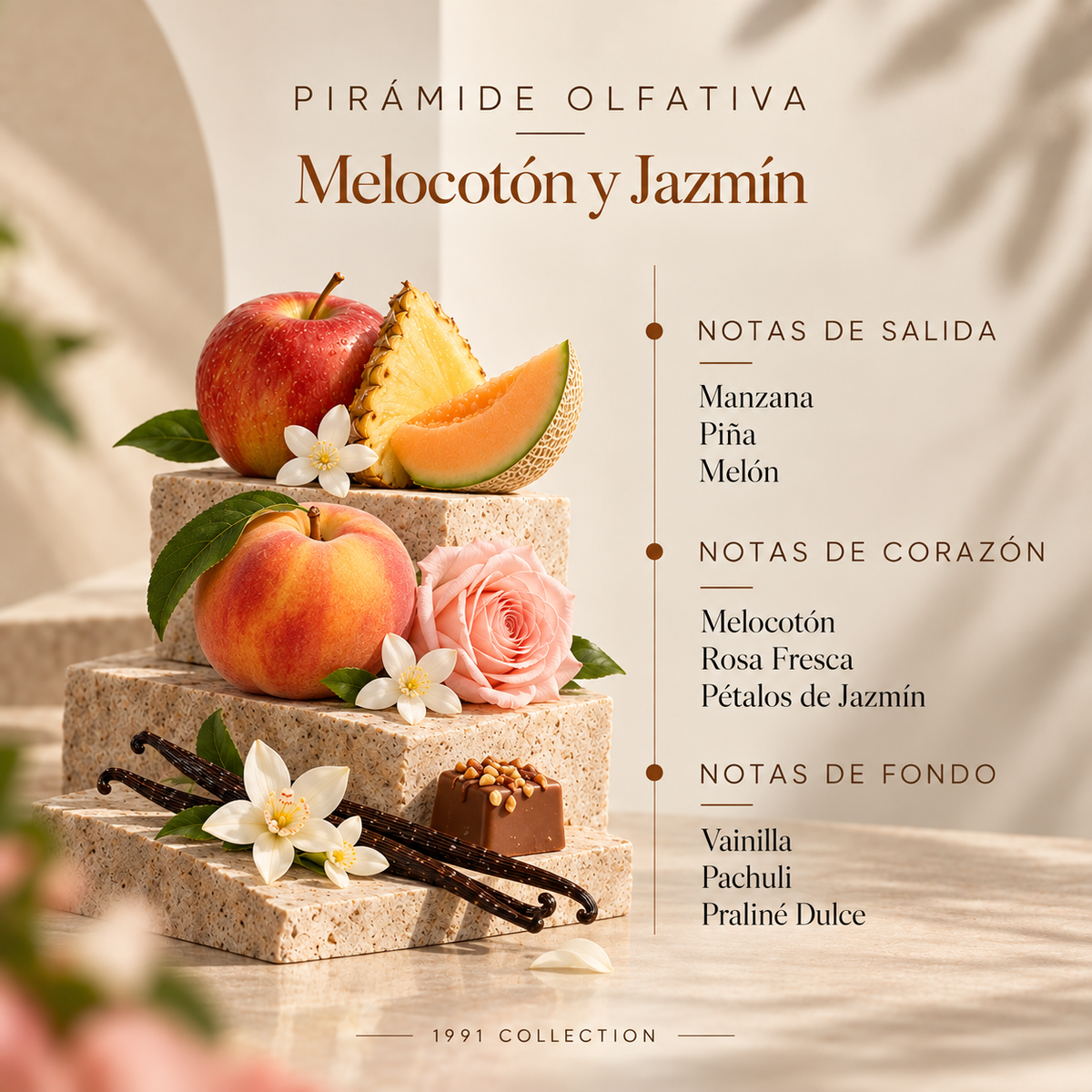 Recambio Mikado Melocotón y Jazmín SYS Aromas 200 ml | Con Palos | Colección 1991 | Aroma Dulce y Afrutado_3