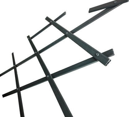 Celosia Plastica| Composicion 100% Pvc| Tutor De Plantas| Resistente| Decoracion Jardin 1x3m_3