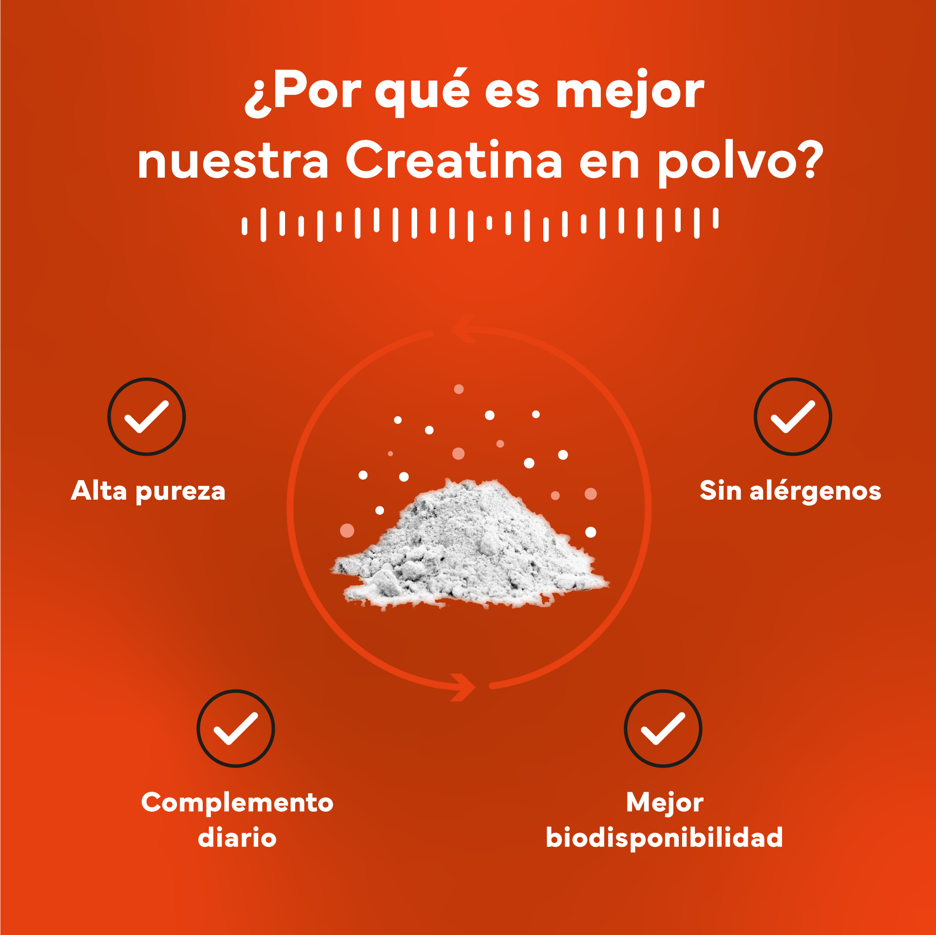 Creatina Monohidratada Sevens Nutrition. Más Fuerza, Energía Y Resistencia.