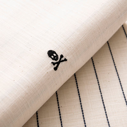 Set Cama Rayas (funda Nordica 260x240cm+ 2 Fundas Almohada  50x105cm) 100% Algodón 120gsm Ecru Rayas Cierre De Botones Haze Scalpers Home_2