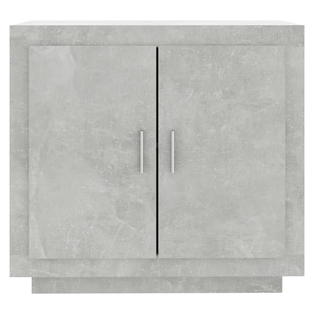 Aparador De Madera Contrachapada Gris Hormigón 80x40x75 Cm / Vetonek_4