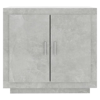Aparador De Madera Contrachapada Gris Hormigón 80x40x75 Cm / Vetonek_4