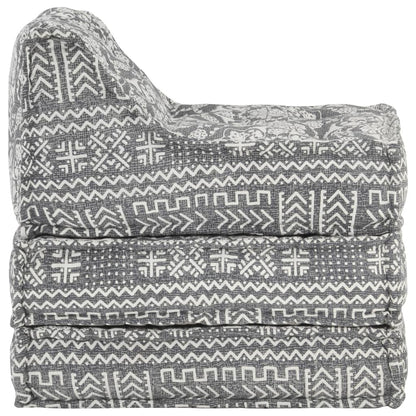 Vidaxl Puf Modular De Tela Gris Claro_4