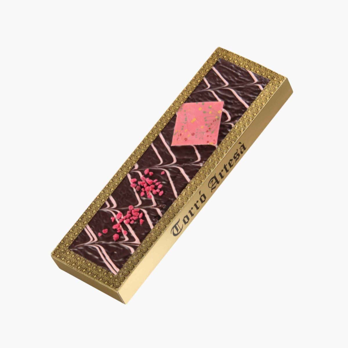Turrón Crujiente De Frambuesa Negro - 300g_0