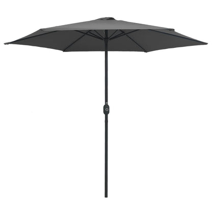 Vidaxl Sombrilla De Jardín Palo De Aluminio Gris Antracita 270x246 Cm_1