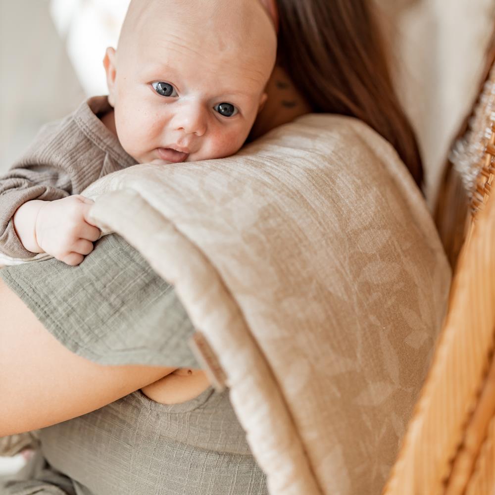 Almohadita Babitas Para Bebé De Muselina 25x60 Cm Mantulien Muslin