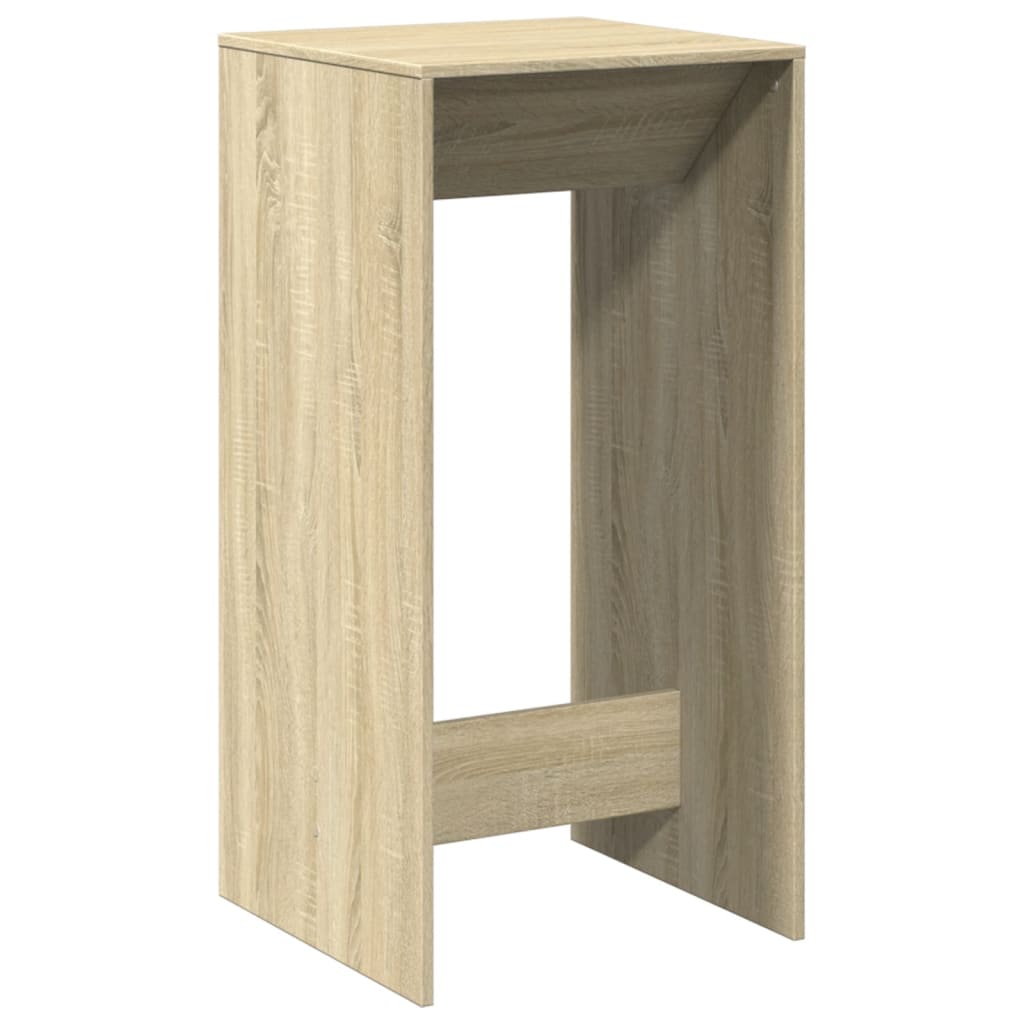 Mesa Alta De Bar Madera Ingeniería Roble Sonoma 51x50x103,5 Cm_0