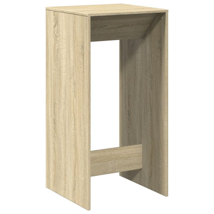 Mesa Alta De Bar Madera Ingeniería Roble Sonoma 51x50x103,5 Cm_0
