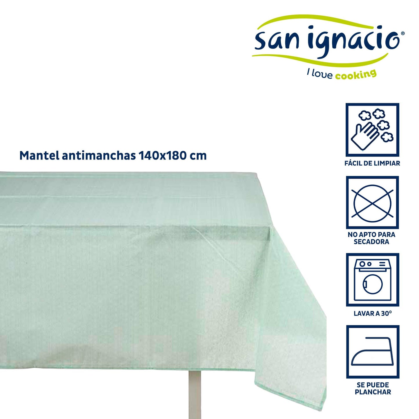 Mantel Loneta Antimanchas 140x180cm Estr Colección Kinvara