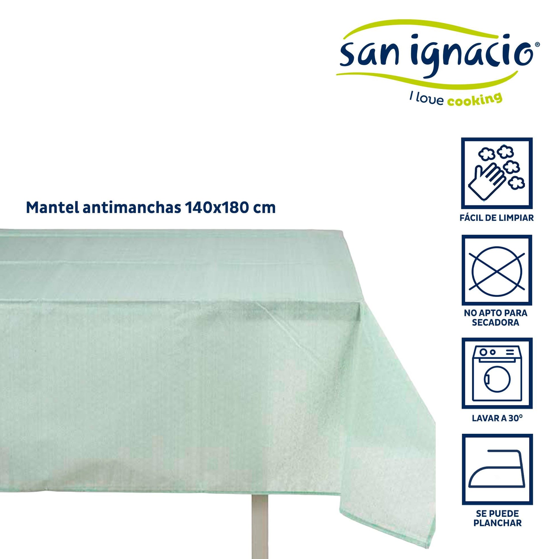Mantel Loneta Antimanchas 140x180cm Estr Colección Kinvara