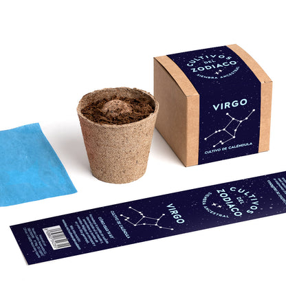Cultivos Del Zodiaco – Virgo | Kit De Cultivo Con Semillas De Caléndula_3