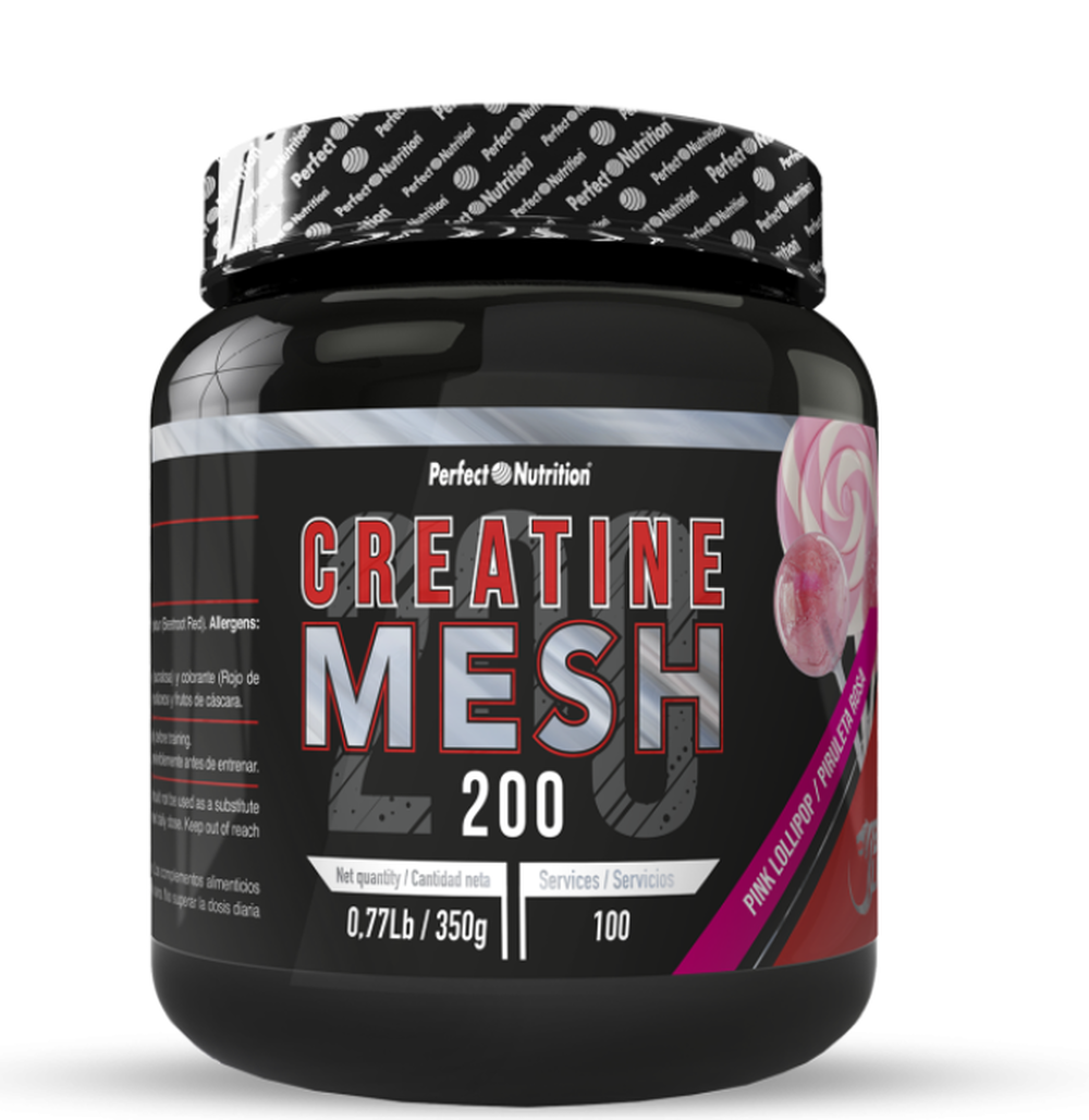 Creatine 200 Mesh 350 Gr Piruleta Rosa