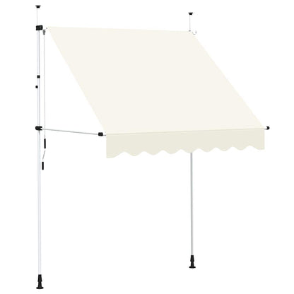 Toldo Retráctil De Operación Manual 200 Cm Crema_0