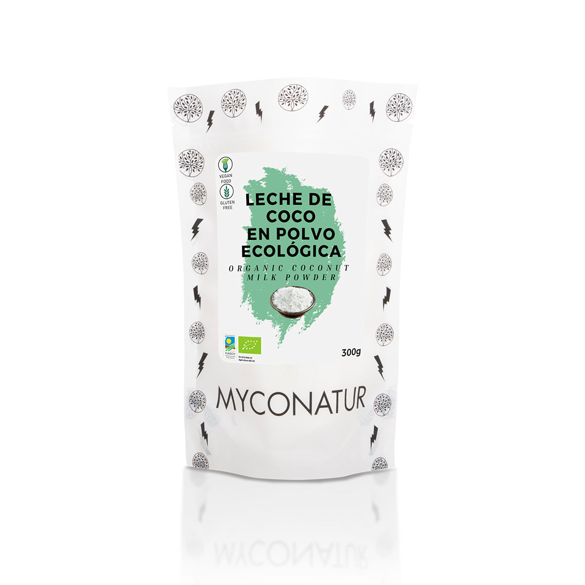 Leche De Coco Ecológica En Polvo Myconatur 300g_0
