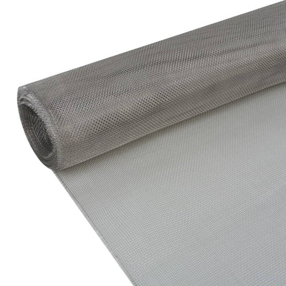 Malla Mosquitera De Acero Inoxidable Plateada 150x1000 Cm / Vetonek_2