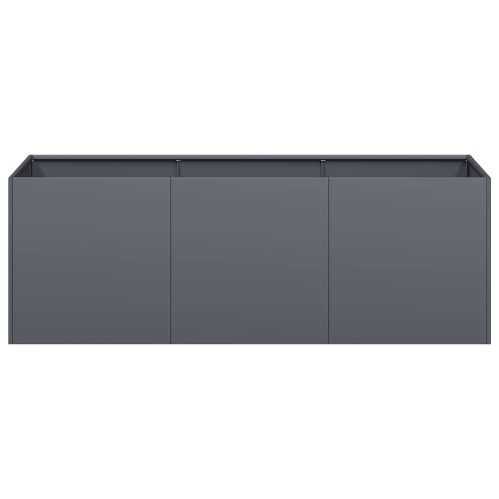 Jardinera Antracita 120x40x40 Cm Acero Laminado En Frío_3