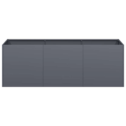 Jardinera Antracita 120x40x40 Cm Acero Laminado En Frío_3