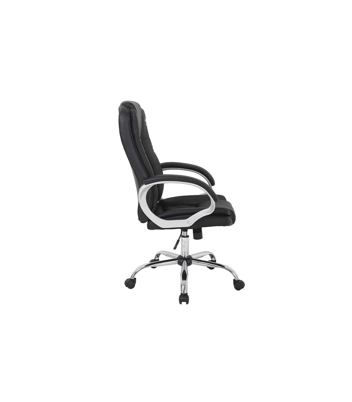 Sillón Giratorio Inmaculada En Polipiel Negro, 66,5 X 51 X 111-120 Cm (ancho X Largo X Al_2