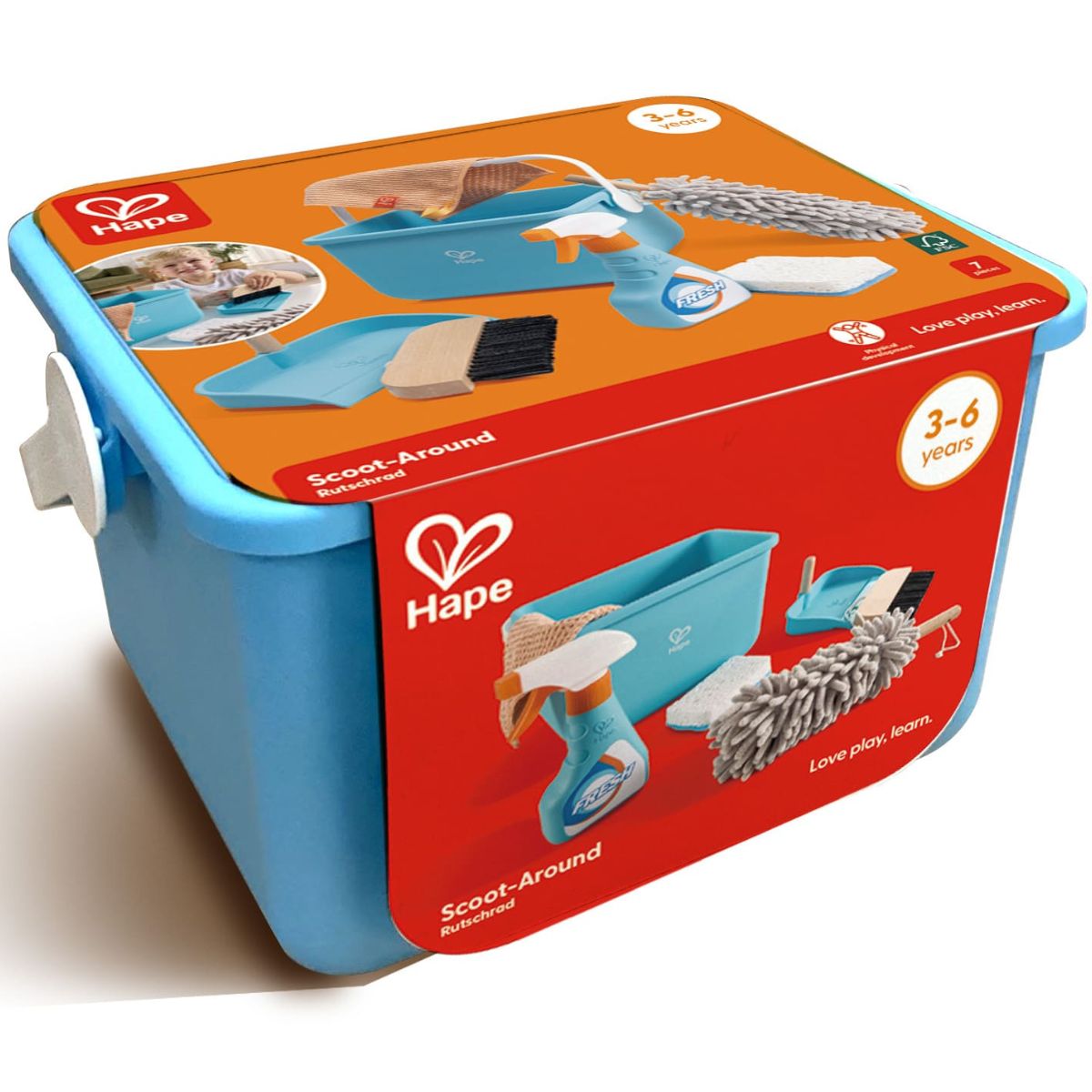 Set Juego Limpieza Cubo Clean Up Bucket Hape_1