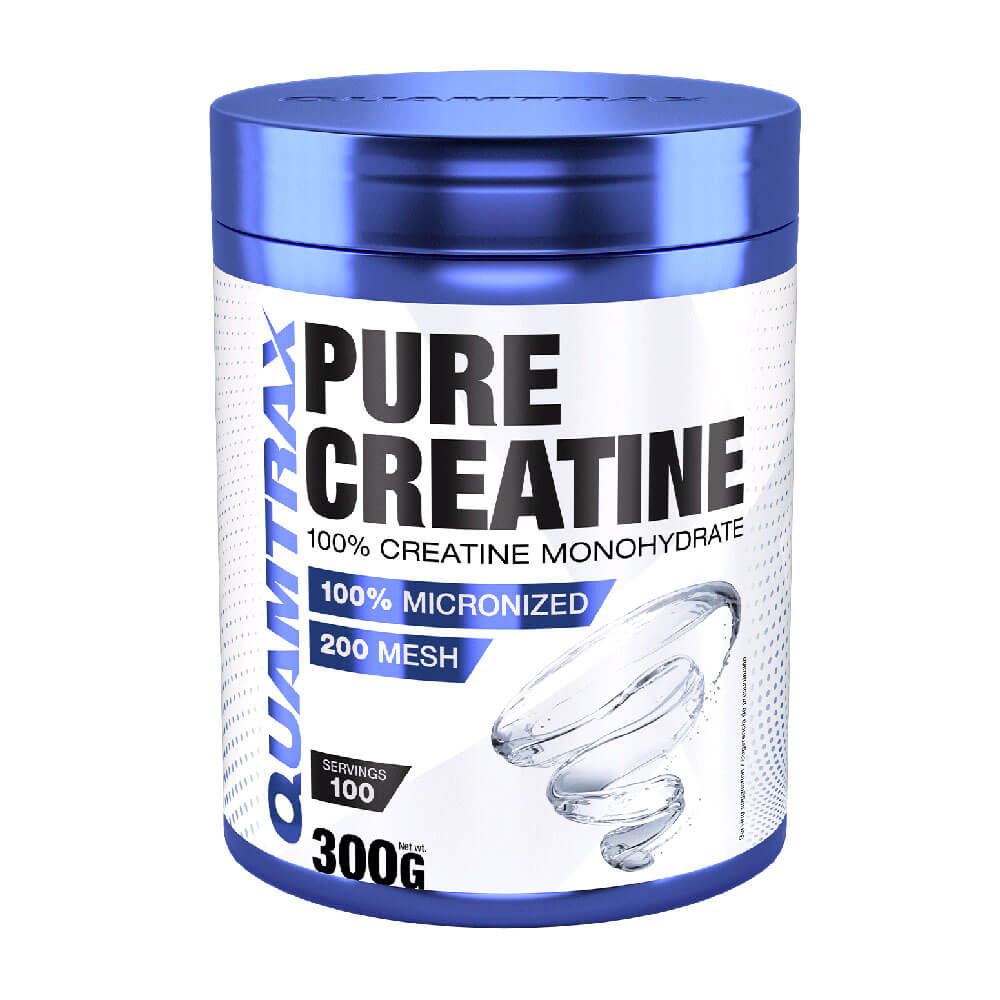 Pure Creatina 200 Mesh - 300g - Neutro - Creatina Monohidrato - Quamtrax_0